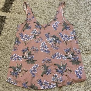 AE soft and sexy floral tank top